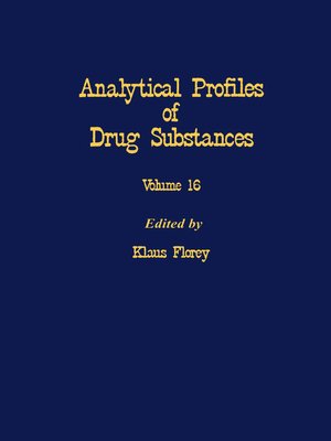 cover image of Profiles of Drug Substances, Excipients and Related Methodology